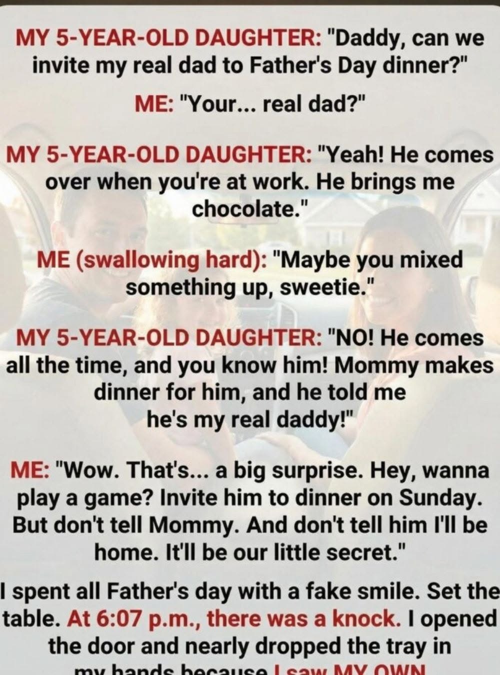 My Daughter’s Unexpected Question Changed Our Father’s Day Plans