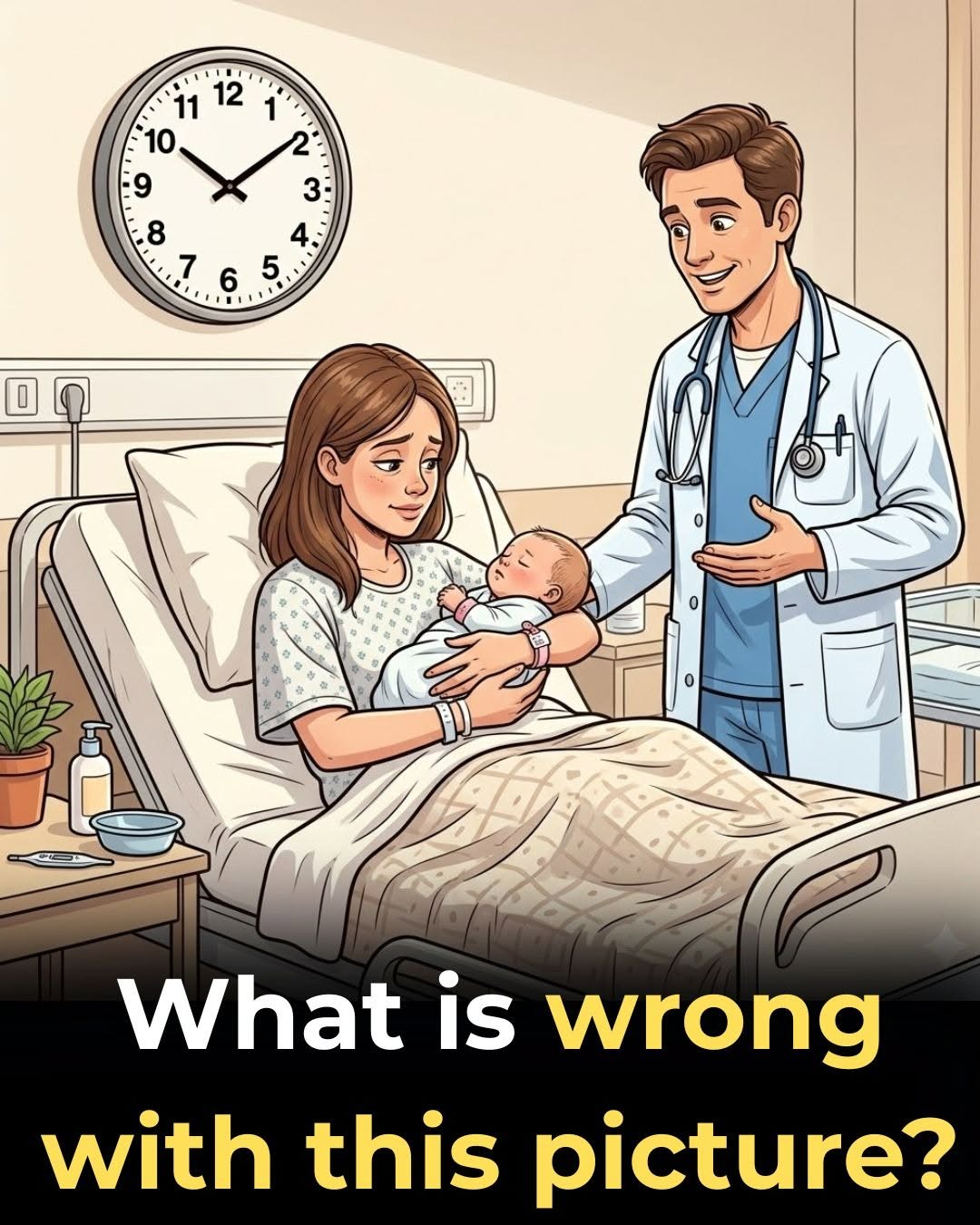 🏥 Can You Spot the Hidden Mistake in This Hospital Picture?