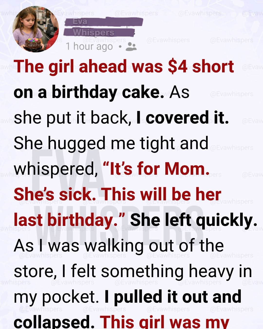 She Was  Short for a Birthday Cake—What She Gave Me Instead Changed My Life Forever