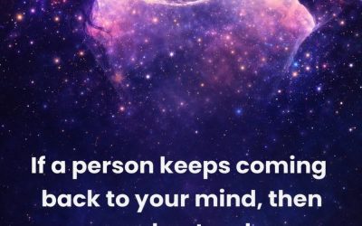 When Someone Keeps Appearing in Your Thoughts