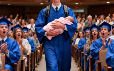 They Laughed When My Son Stepped Onto The Graduation Stage Holding A Newborn — One Woman Whispered “Just Like His Mother”… But What He Said Next Brought The Entire Room To Silence