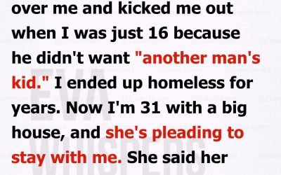 My Mother Left Me Homeless for a Man—15 Years Later, She Returned and Asked Me for One Last Chance