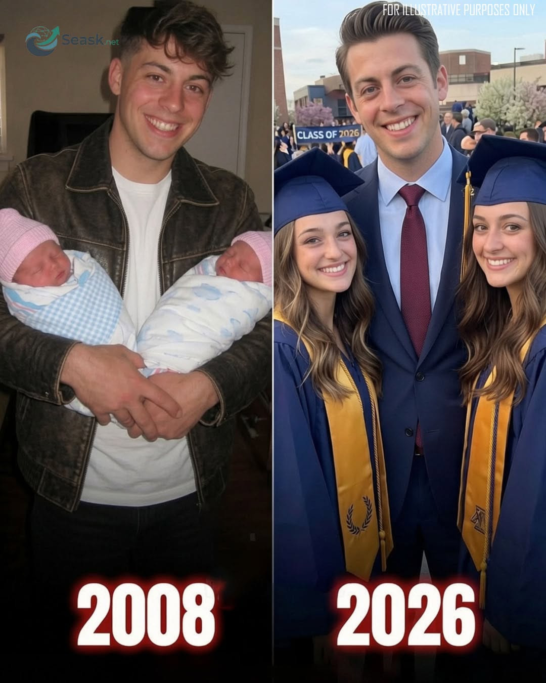 My wife left our newborn twins behind—18 years later, she showed up at their graduation, unprepared for what they had to say
