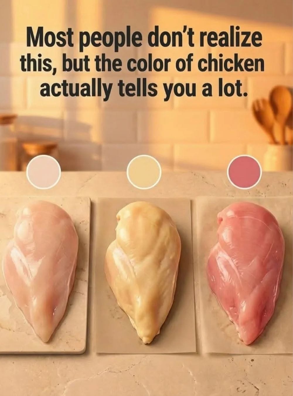It’s surprising that the connection between chicken color and quality is still unclear to some