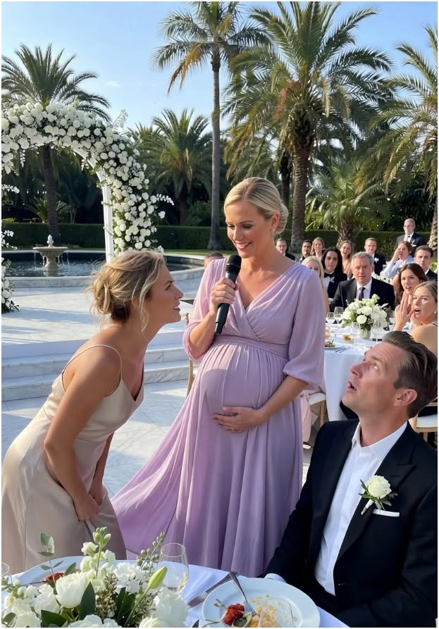My sister is pregnant with my husband. And then, in the midst of the celebration of our 10th wedding anniversary, she made a microphone and announced it for three hundred