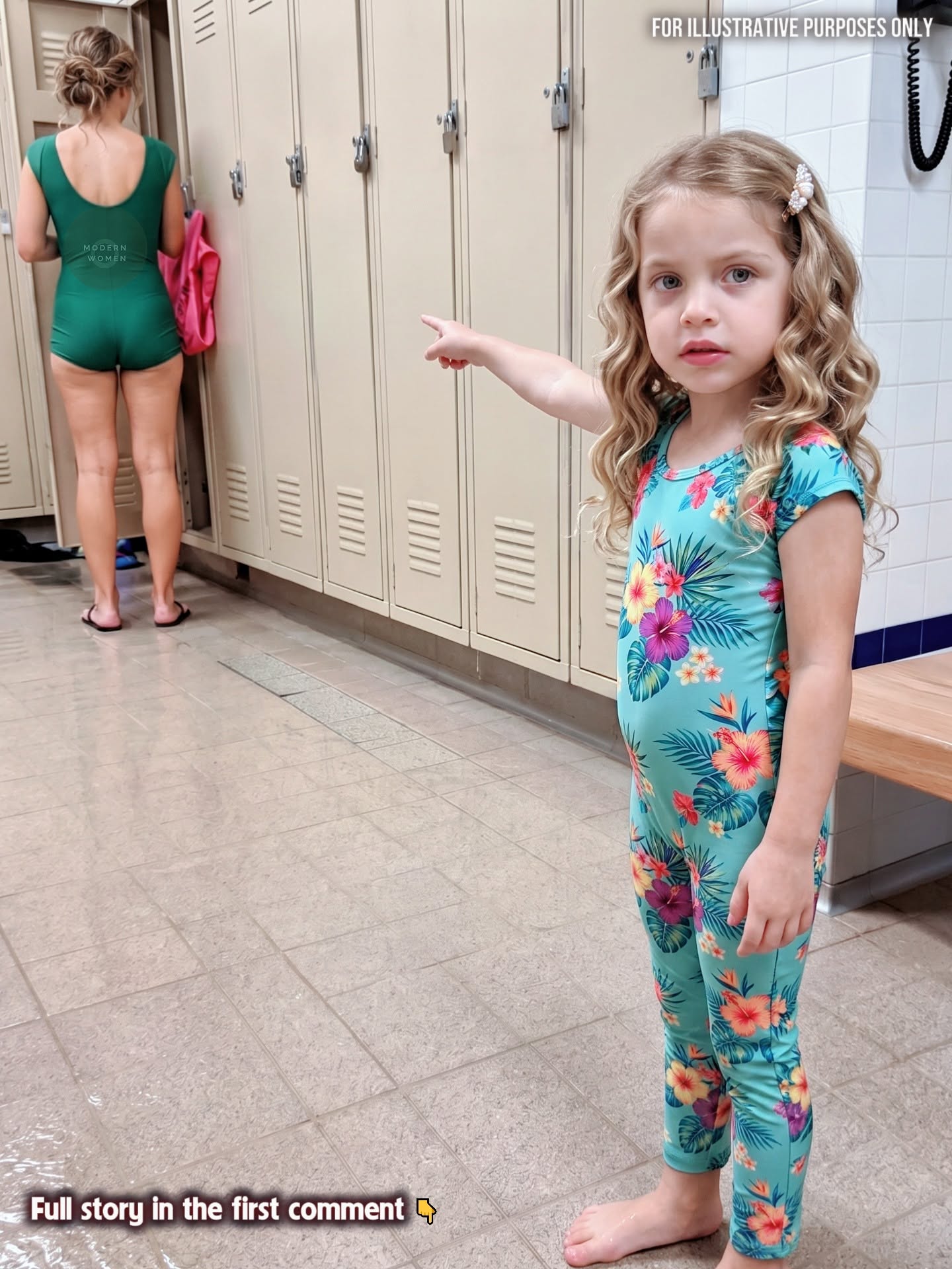 My Daughter Tugged My Arm in the Swimming Pool Changing Room and Whispered, “Mommy, We Have to Save Daddy! That Lady Put Him in Her Locker!”—What I Found Changed Our Family Forever
