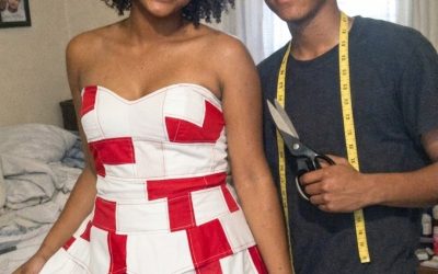 My Stepmom Laughed at the Prom Dress My Brother Sewed From Our Late Mom’s Jeans — By the End of the Night, the Whole School Knew the Truth